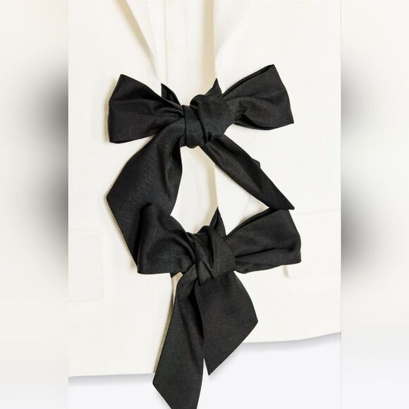 NWTβZARA CONTRAST TIE BLAZER - Picture 5 of 8